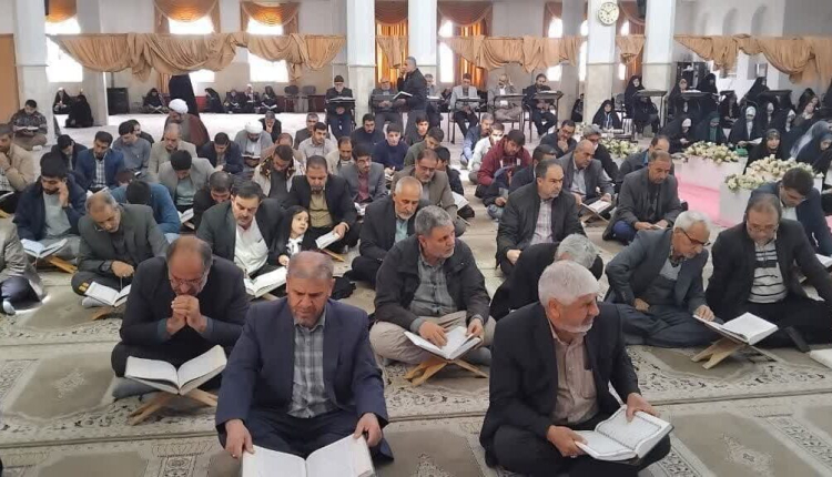 برگزاری آيين جزءخوانی قرآن كريم در پنج مسجد بيجار
