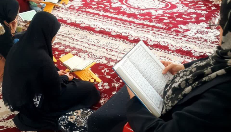 برگزاری محافل جزءخوانی قرآن کریم در خانه قرآن کوثر سقز