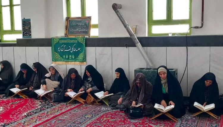 برگزاری مراسم جزءخوانی قرآن کریم در شهرستان نهاوند