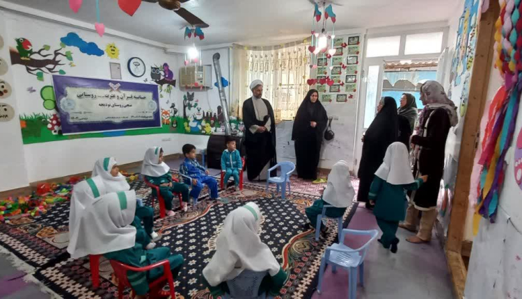 بازدید از خانه قرآن روستایی عترت منجی روستای نودیجه