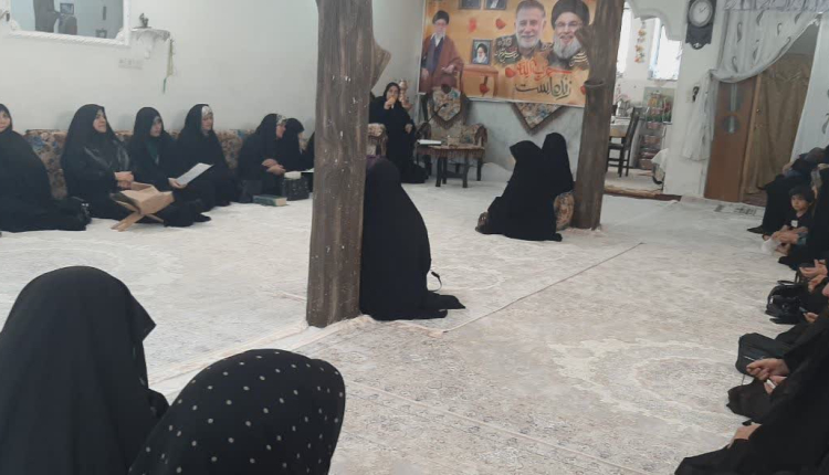 مراسم بزرگداشت شهادت دبیر کل حزب الله لبنان؛ سید حسن نصرالله در خانه قرآن حضرت خدیجه کبرب (س)