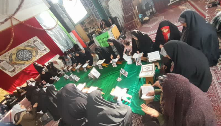 گزارش تصویری برگزاری محفل انس با قرآن در خانه قرآن مشکات زنجان