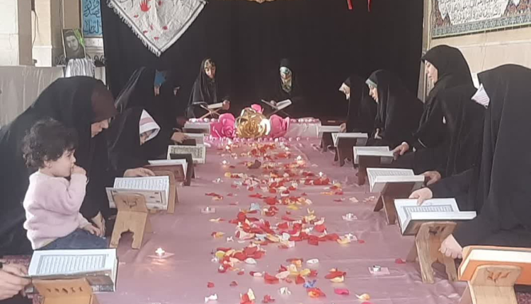 گزارش تصویری مراسم جزءخوانی با محوریت طرح زندگی با آیه ها در مراکز قرآنی زنجان