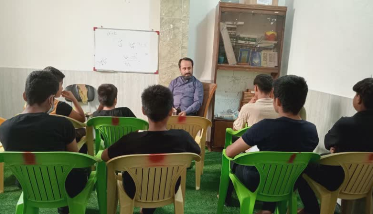 بازدید کارشناس قرآن تبلیغات اسلامی شهرستان کنگان از فعالیتهای خانه قرآن در شیرینو